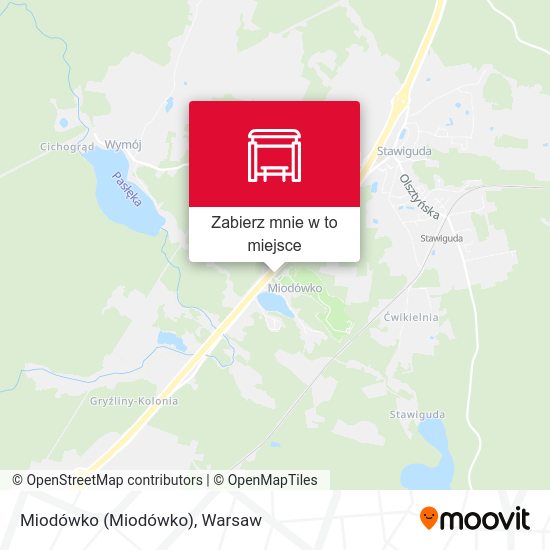 Mapa Miodówko