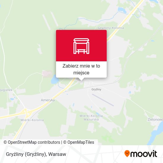 Mapa Gryźliny