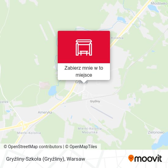 Mapa Gryźliny-Szkoła