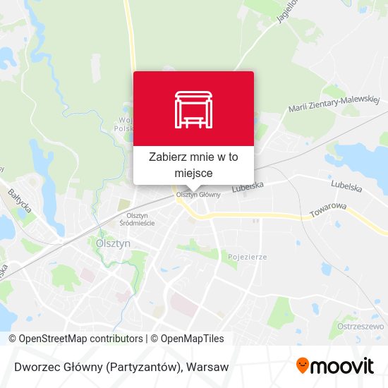 Mapa Dworzec Główny (Partyzantów)