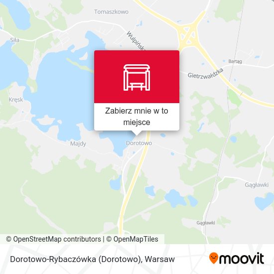 Mapa Dorotowo-Rybaczówka