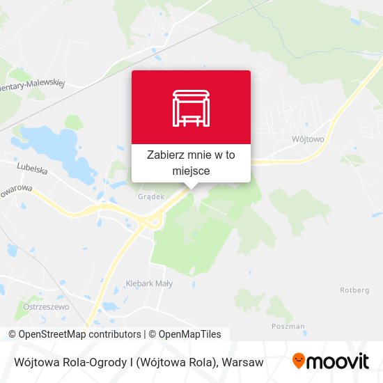 Mapa Wójtowa Rola-Ogrody I