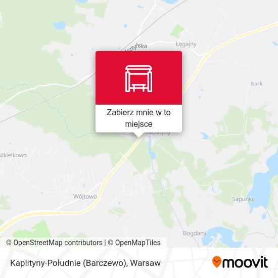 Mapa Kaplityny-Południe (Barczewo)