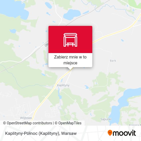 Mapa Kaplityny-Północ