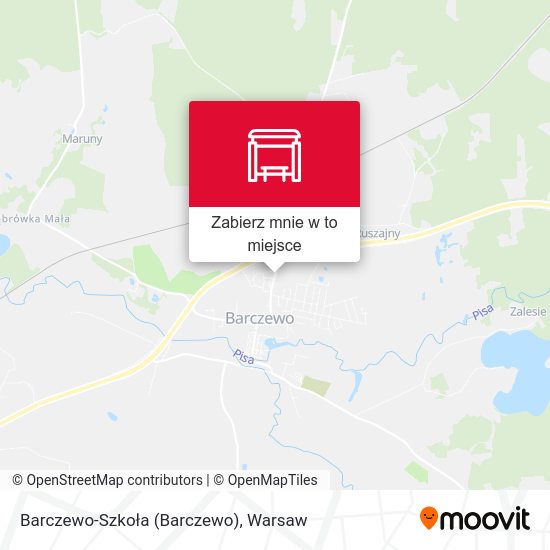 Mapa Barczewo-Szkoła