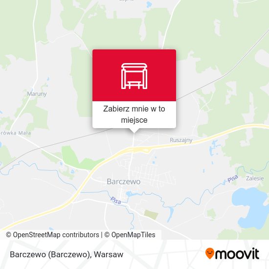 Mapa Barczewo