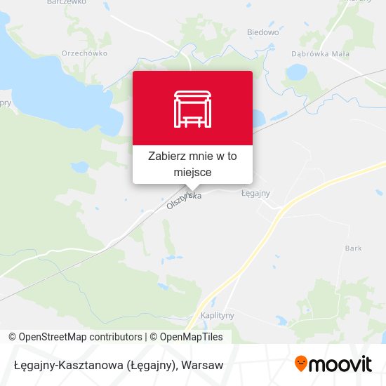 Mapa Łęgajny-Kasztanowa