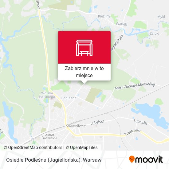 Mapa Osiedle Podleśna (Jagiellońska)