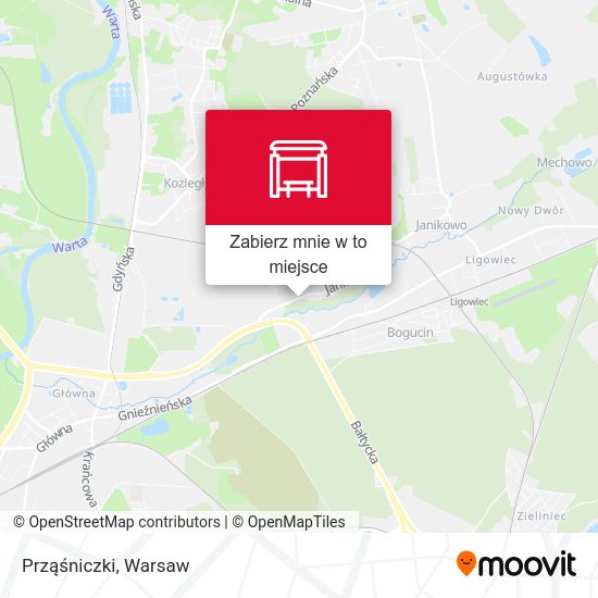 Mapa Prząśniczki