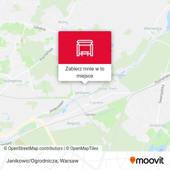 Mapa Janikowo/Ogrodnicza