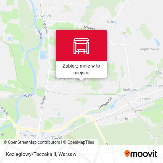 Mapa Koziegłowy/Taczaka II