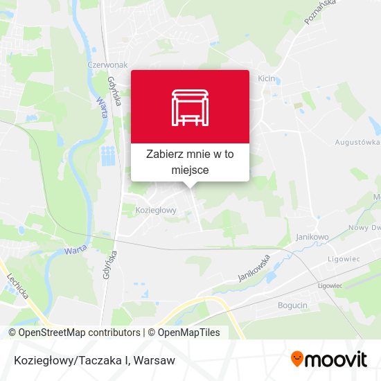 Mapa Koziegłowy/Taczaka I