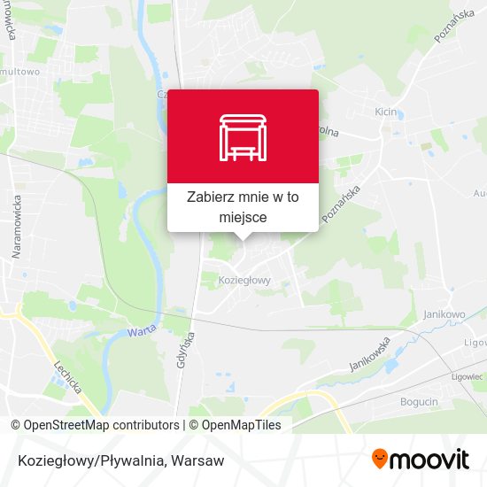 Mapa Koziegłowy/Pływalnia