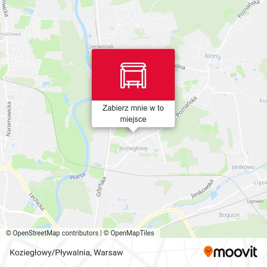 Mapa Koziegłowy/Pływalnia