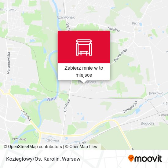 Mapa Koziegłowy/Os. Karolin