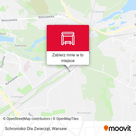 Mapa Schronisko Dla Zwierząt