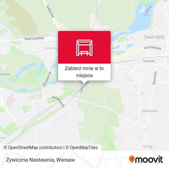 Mapa Żywiczna Nastawnia