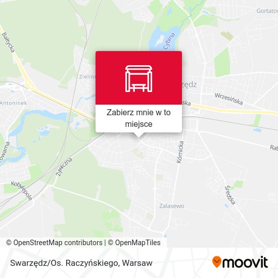 Mapa Swarzędz/Os. Raczyńskiego