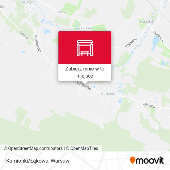 Mapa Kamionki/Łąkowa