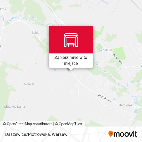 Mapa Daszewice/Piotrowska