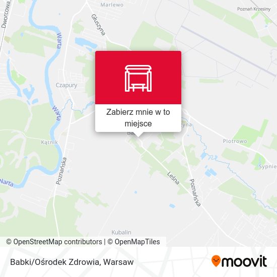 Mapa Babki/Ośrodek Zdrowia