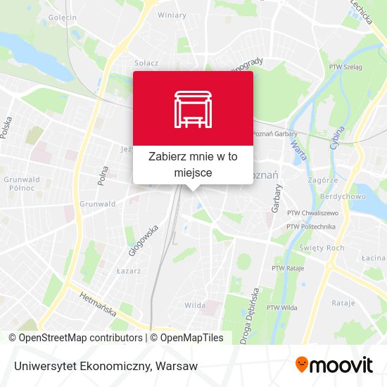 Mapa Uniwersytet Ekonomiczny