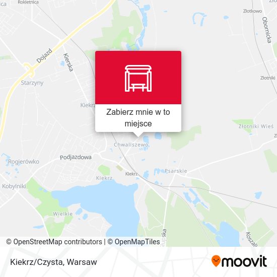 Mapa Kiekrz/Czysta