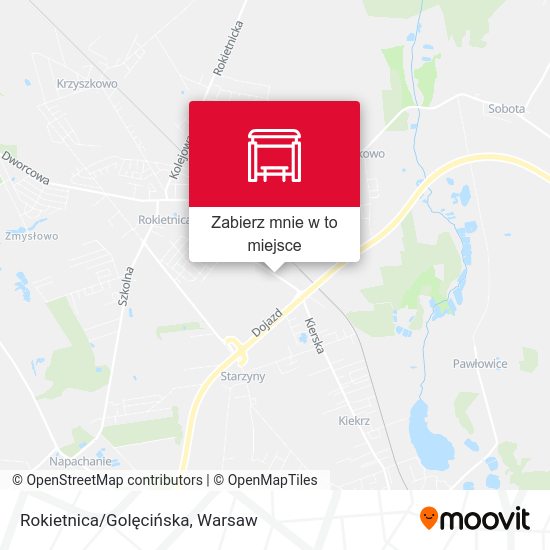 Mapa Rokietnica/Golęcińska