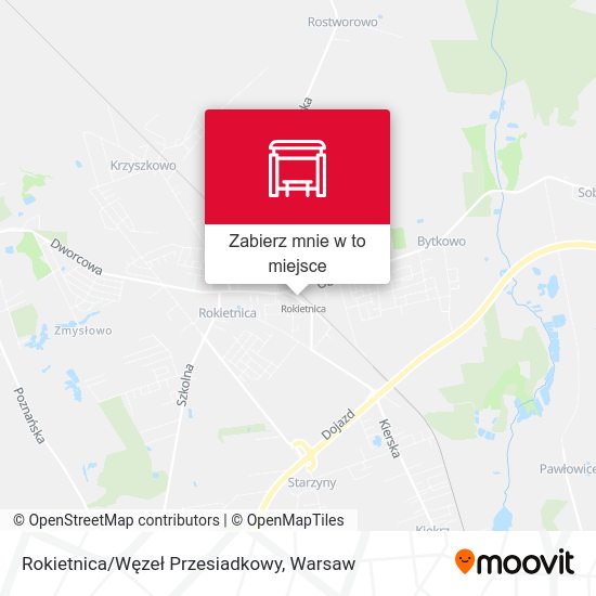 Mapa Rokietnica/Węzeł Przesiadkowy