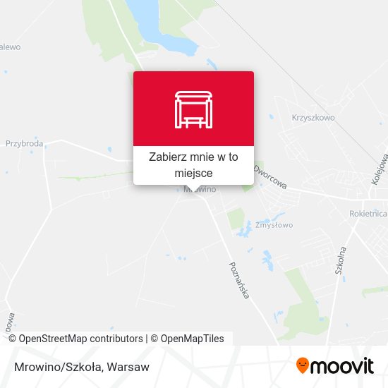 Mapa Mrowino/Szkoła