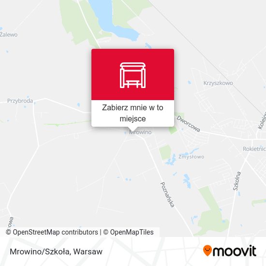 Mapa Mrowino/Szkoła