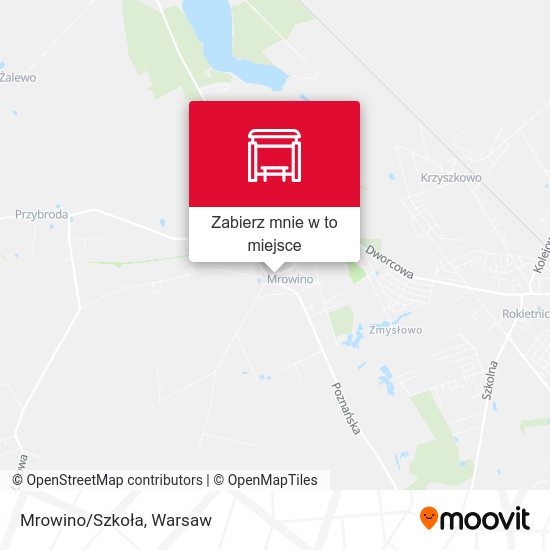 Mapa Mrowino/Szkoła