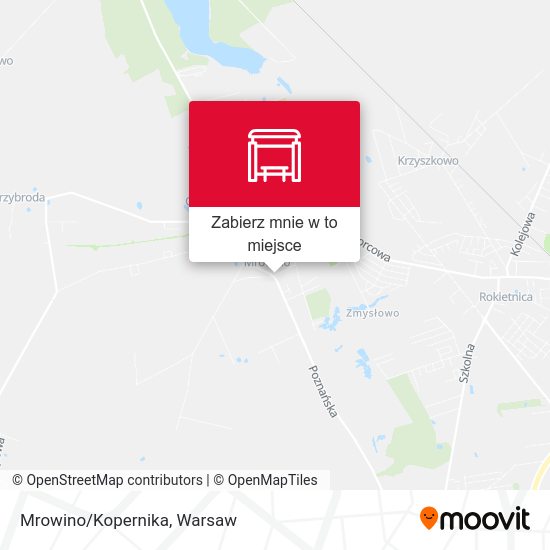 Mapa Mrowino/Kopernika