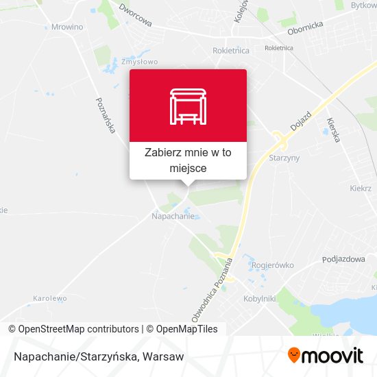 Mapa Napachanie/Starzyńska