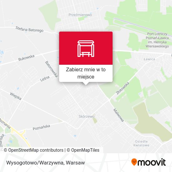 Mapa Wysogotowo/Warzywna