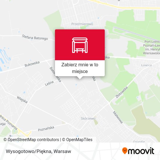 Mapa Wysogotowo/Piękna