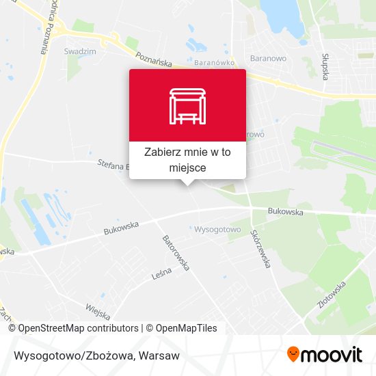 Mapa Wysogotowo/Zbożowa