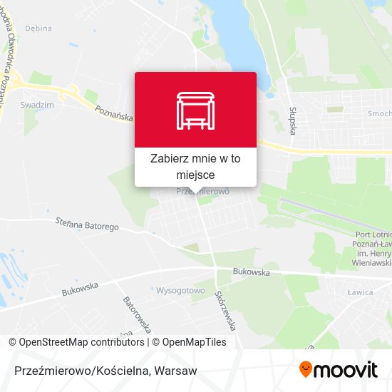 Mapa Przeźmierowo/Kościelna