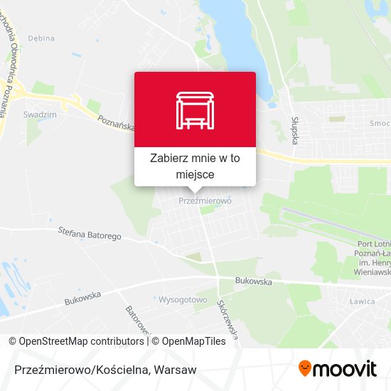 Mapa Przeźmierowo/Kościelna