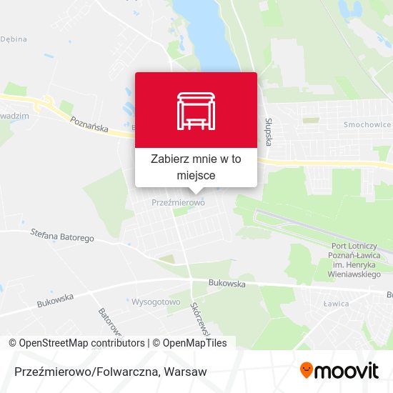 Mapa Przeźmierowo/Folwarczna