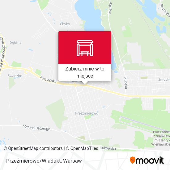 Mapa Przeźmierowo/Wiadukt