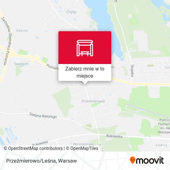 Mapa Przeźmierowo/Leśna