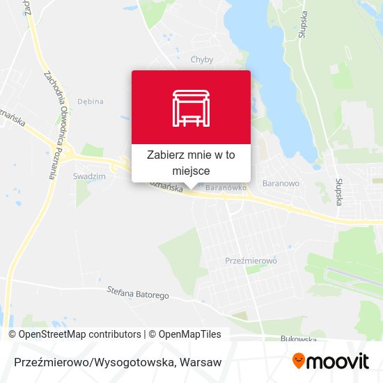 Mapa Przeźmierowo/Wysogotowska