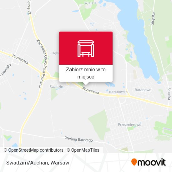 Mapa Swadzim/Auchan