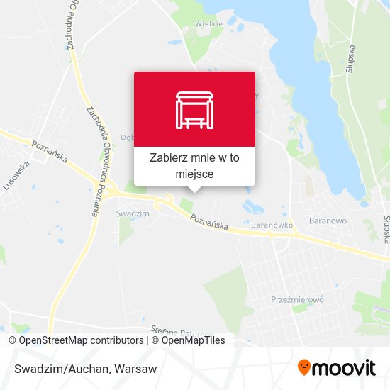 Mapa Swadzim/Auchan