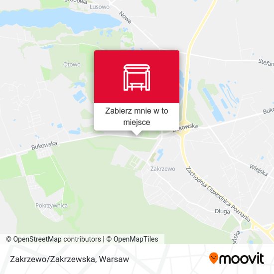 Mapa Zakrzewo/Zakrzewska