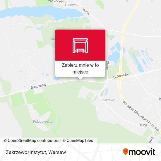 Mapa Zakrzewo/Instytut