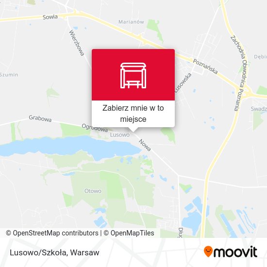 Mapa Lusowo/Szkoła