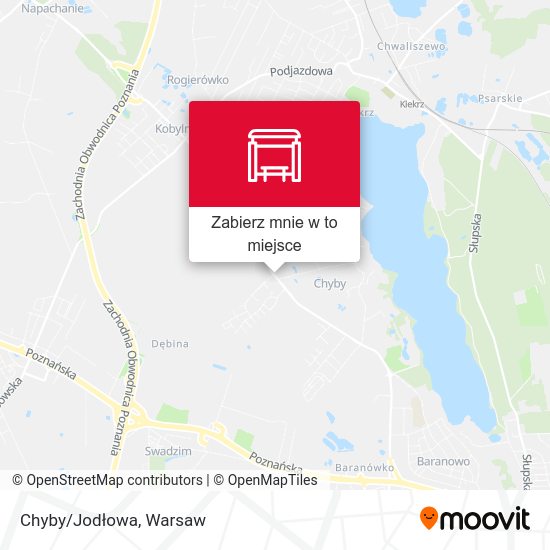 Mapa Chyby/Jodłowa