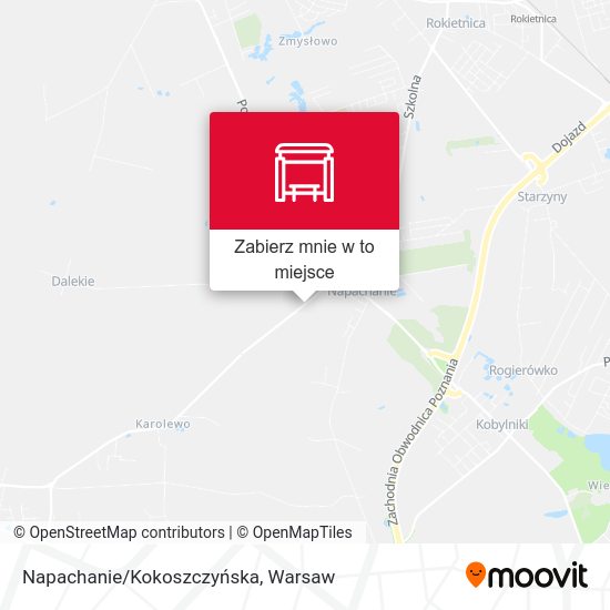 Mapa Napachanie/Kokoszczyńska